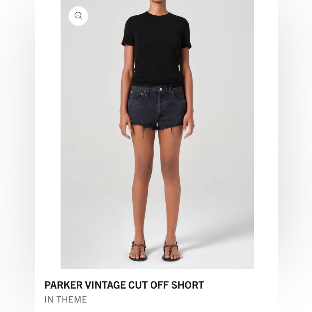 Agolde Parker Vintage Cut Off Shorts
